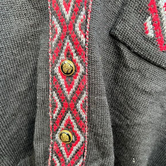 Vintage 60’s Pendleton Wool Cardigan Sweater Size Large 19x26 - Picture 4 of 10